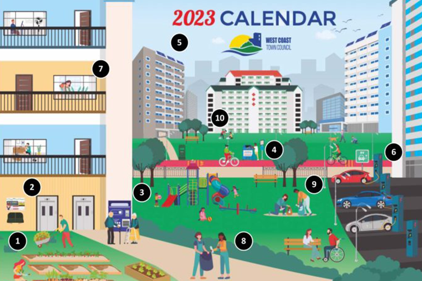 Can you spot the number of sustainable elements in our 2023 Calendar? Click in to find out more!