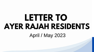 Letter to Ayer Rajah Residents (Apr-May 2023)