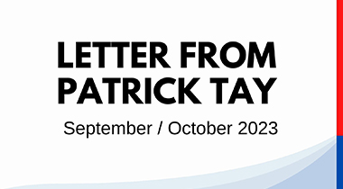 Letter from Patrick Tay (Sep/Oct 2023)