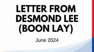 Letter from Desmond Lee (June 2024)